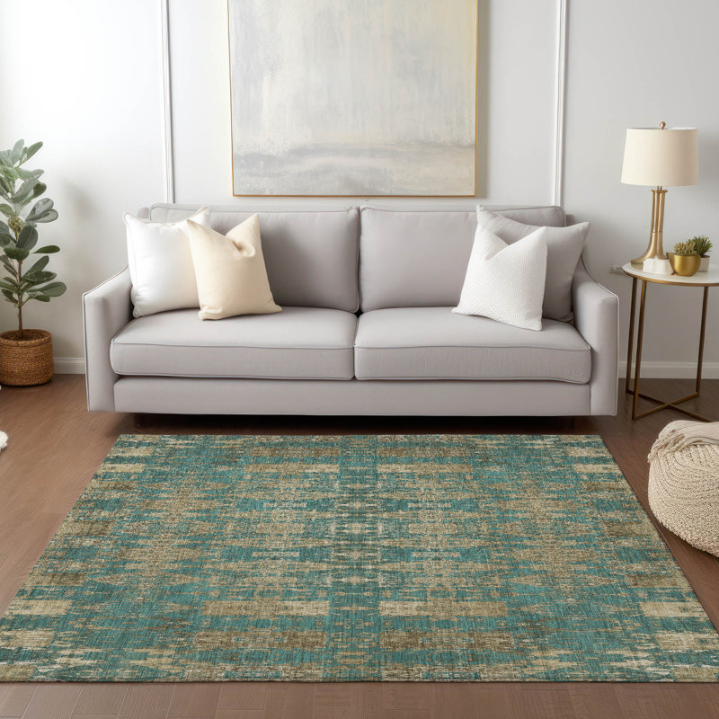 Tapis intérieur / extérieur Loreen avec envers antidérapant, Rectangle 8 pi x 10 pi