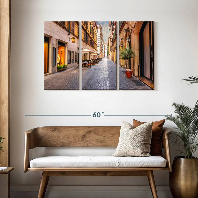 Sireci Via Borgogna Shops, 28" H x 45" W
