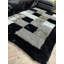 Tapis noir à poils longs Tidaholm-204392357