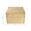 Pouf en jute tissé à la main avec bords bridés