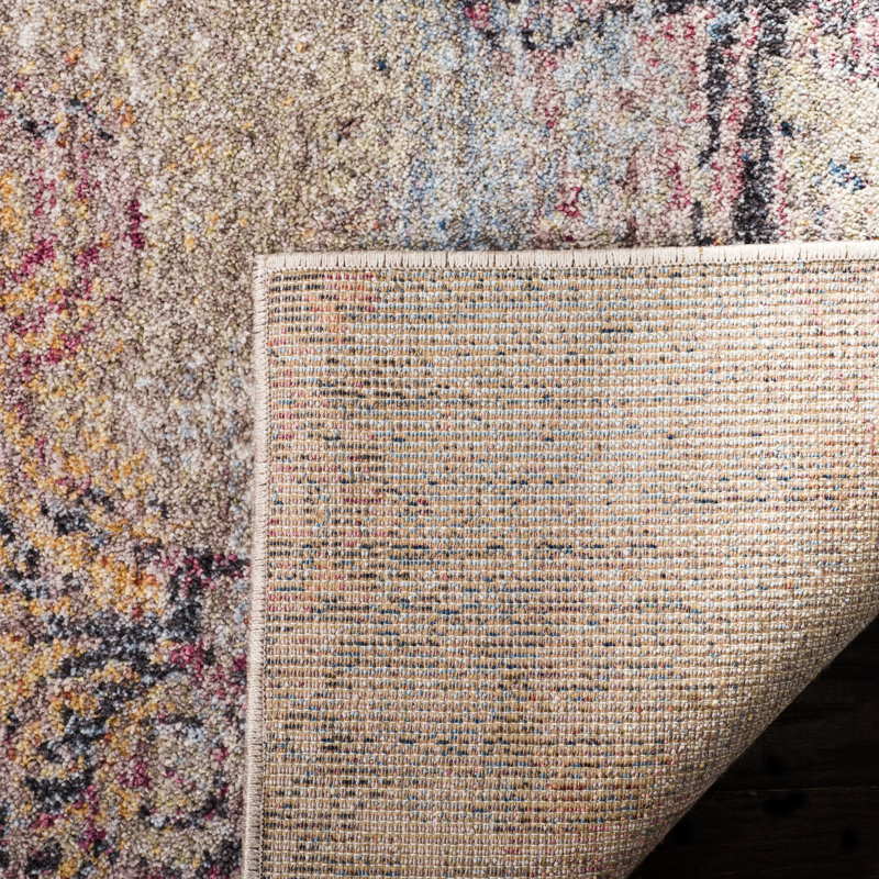 Massad Performance Abstract Rug, Square 7'