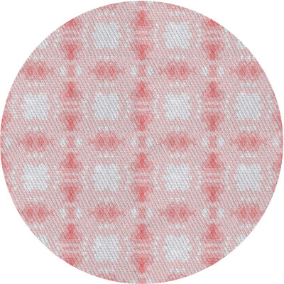 Tapis de zone rouge à motifs