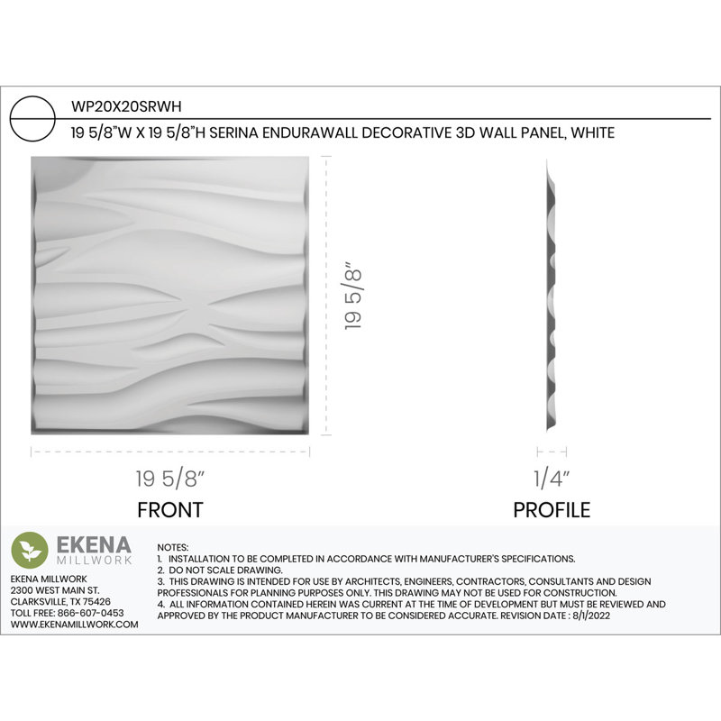 Serina EnduraWall Decorative 3D Wall Panel