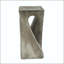 Table de bout Twist Shape - gris, texture semblable au bois, sans assemblage-129458337