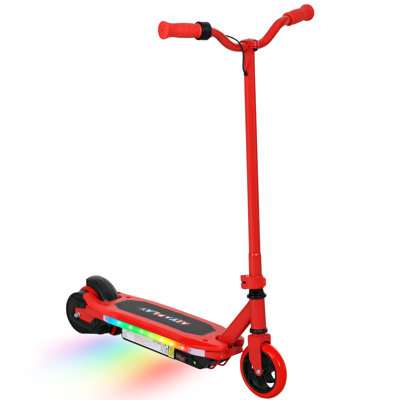 AIYAPLAY Electric Scooter with Colourful Light for Ages 6-14 Years