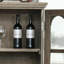 Image couleur solide + bois manufacturé + vitrines