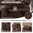 Lay Flat Dual Motor Power Lift Recliner With Tray Table,heat And Massage-104200434