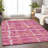 Premium Machine Washable Prisco Blush Rug-2122947336