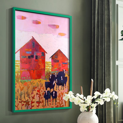 Orland Barns, reproduction encadrée - bois massif