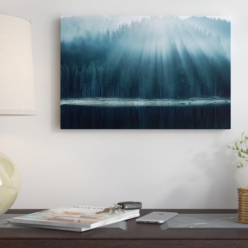 « matinée gloire i », impression sur toile, H 26 po x l 40 po x P 1,5 po, Toile tendue