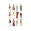 The Many Outfits Of Freddie by Notsniw Art - Wrapped Canvas Giclee Art Print-41187875