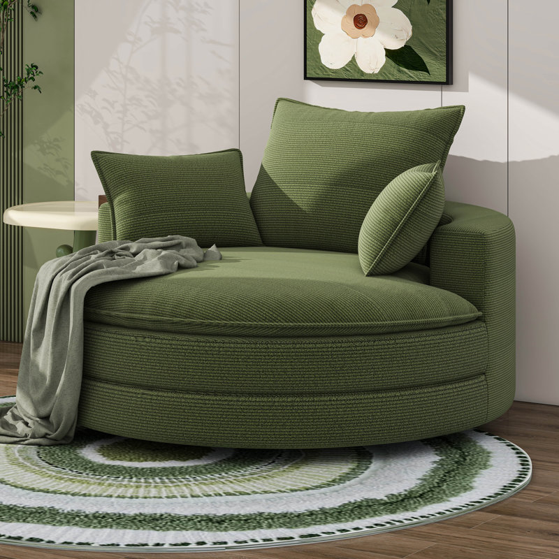 Chaise pivotante 360 °, Vert
