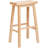 Crysal Counter Stool with Solid Wood Frame