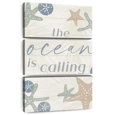 Kema The Ocean Is Calling Wall Sign