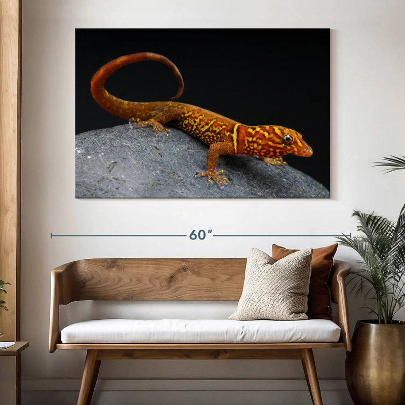 Brampt Gecko, 34'' H x 51'' W
