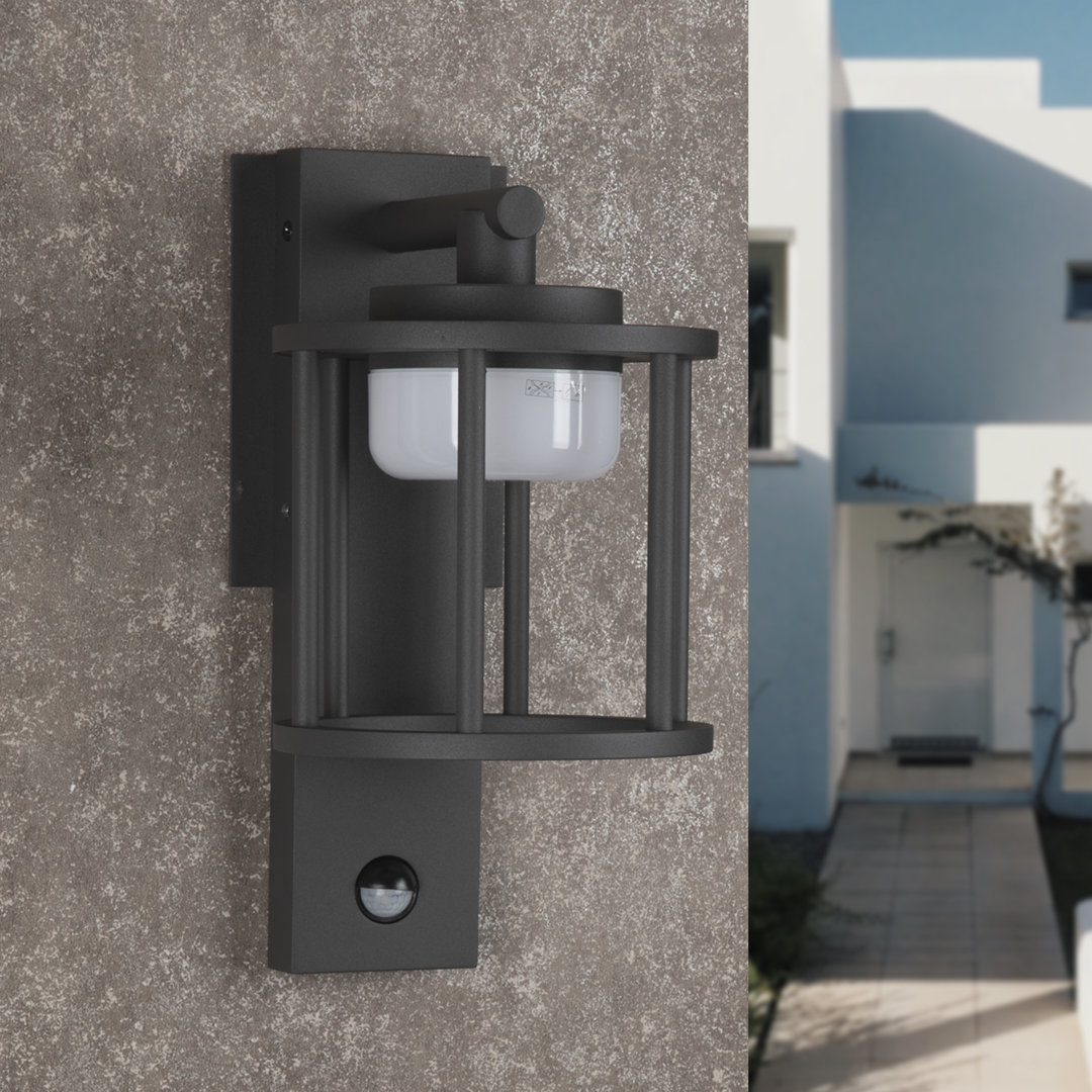 Aideliz Outdoor Wall Sconce Exterior IP44 Waterproof LED Wall Light with Motion Sensor Wall Lamp Longshore Tides Fixture 