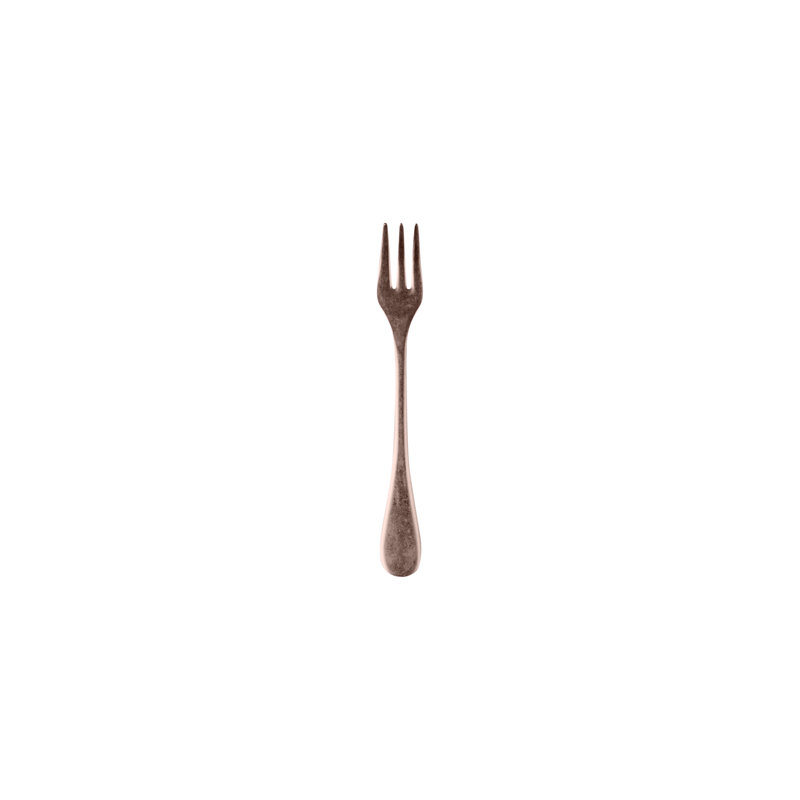 Vintage Cake Fork - 12 Pieces - Pewter Bronze, Bronzo