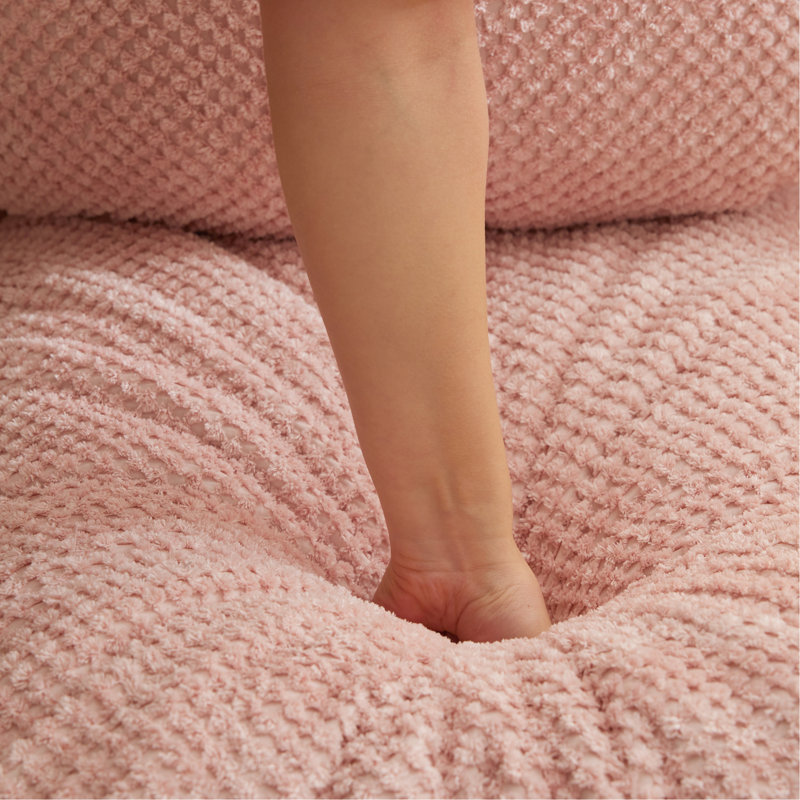 Paresseux rose pour le salon, 5 positions réglables, canapé de lit pour animal de compagnie en éponge élastique, réglages, moelleux et doux