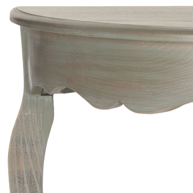Evangelyne 33.9'' Solid Wood Console Table, French Gray