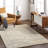 Rectangle Bahir Abstract Hand Tufted Wool/Viscose Area Rug in Gray/Taupe-236475802