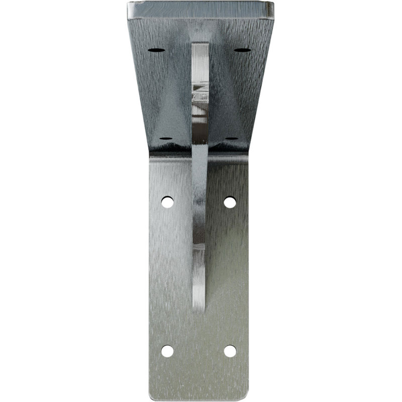 2"W x 12"D x 5 1/4"H Embrey Steel Bracket, Unfinished, 5.25" H x 2" W x 12" D, Unfinished