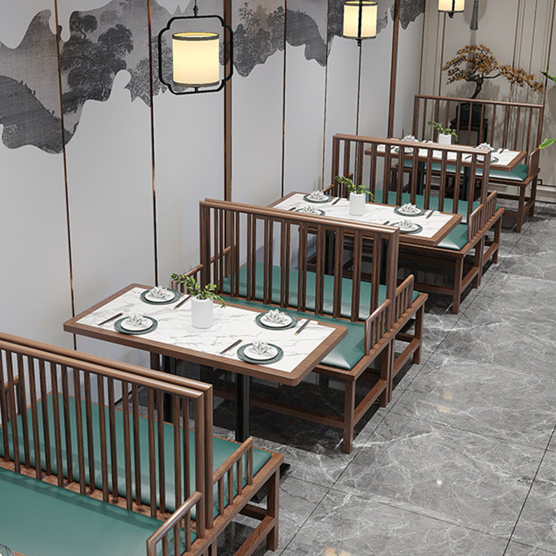 Banc de restaurant chinois de luxe léger