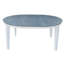 Table de salle à manger extensible ronde jusqu’à ovale