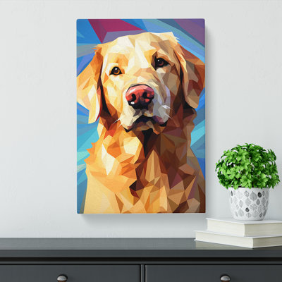 Golden Retriever Cubism No.2 - Print