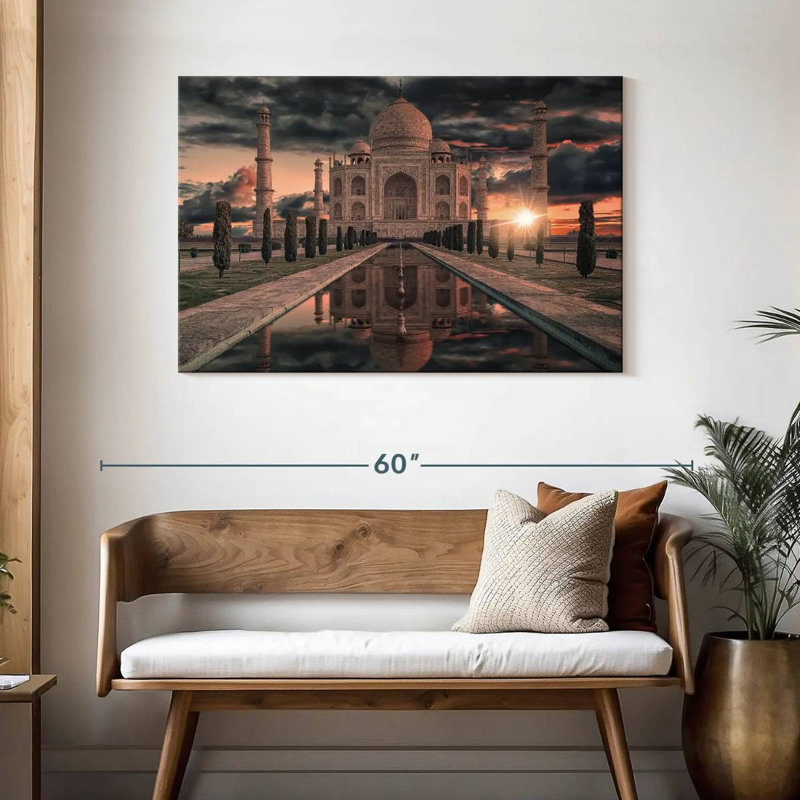 Taj Mahal à couper le souffle Adella, H 30 po x l 45 po