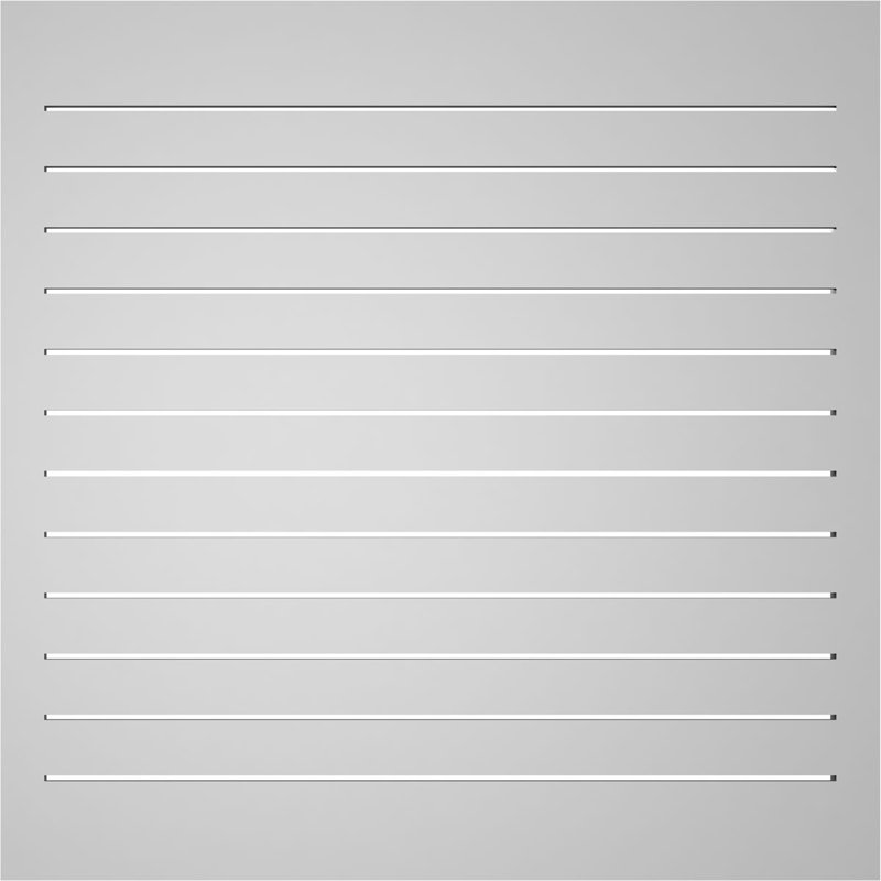 Évent à pignon fonctionnel en uréthane rectangulaire à fixation en surface, brun clair apprêté, H 40 po x l 40 po x P 1,5 po