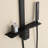 Wall Mounted Rectangular Rain Shower Head Set With Handheld Shower-120960209