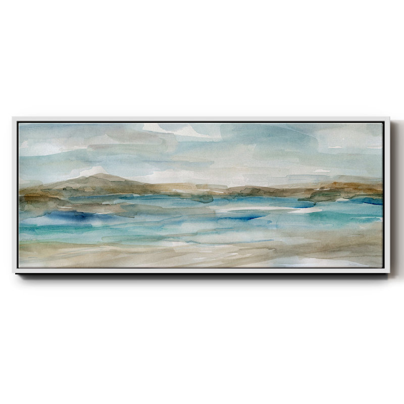 Peaceful Beach II- Framed Canvas