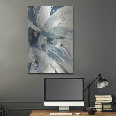 «Spontane 1 Sapphire» par Danhui Nai, art mural en métal