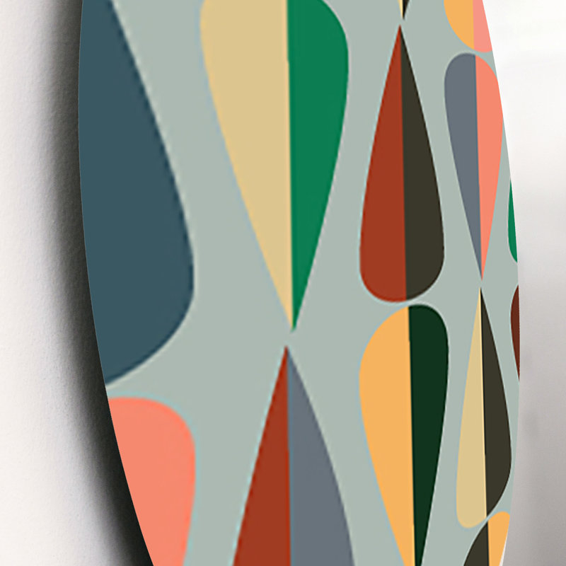 Ensemble de 3 décorations murales en ardoise, Multicolore