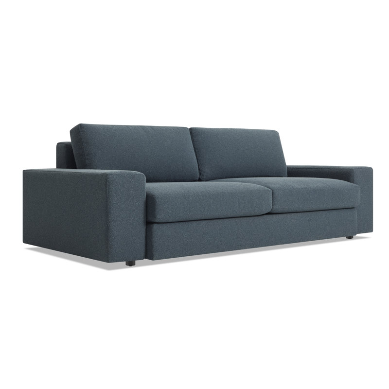 Esker Sofa, Kelso Blue 100% Polyester, 31" H x 98" W x 42" D