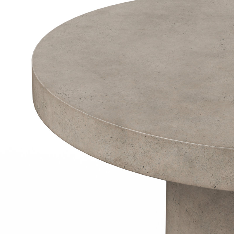 Table de salle à manger Kareen, Gris foncé, Table de bar (hauteur 41,75 po), Rond 47,25 po