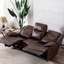 Canapé inclinable en cuir 83,5 po Tercero