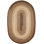 Tapis taupe à motif géométrique tressé à la main Deserie