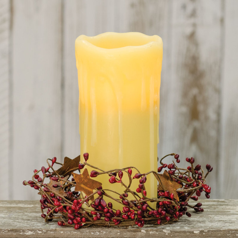 Unscented Flameless Pillar Candle