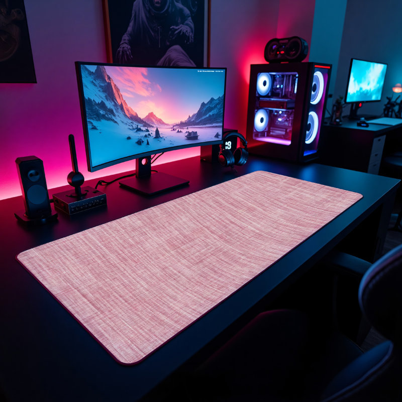Polyester Desk Pad, 14.4x12.1