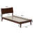 Phoenix Wood Platform Bed with Matching Footboard-324910956-324910948