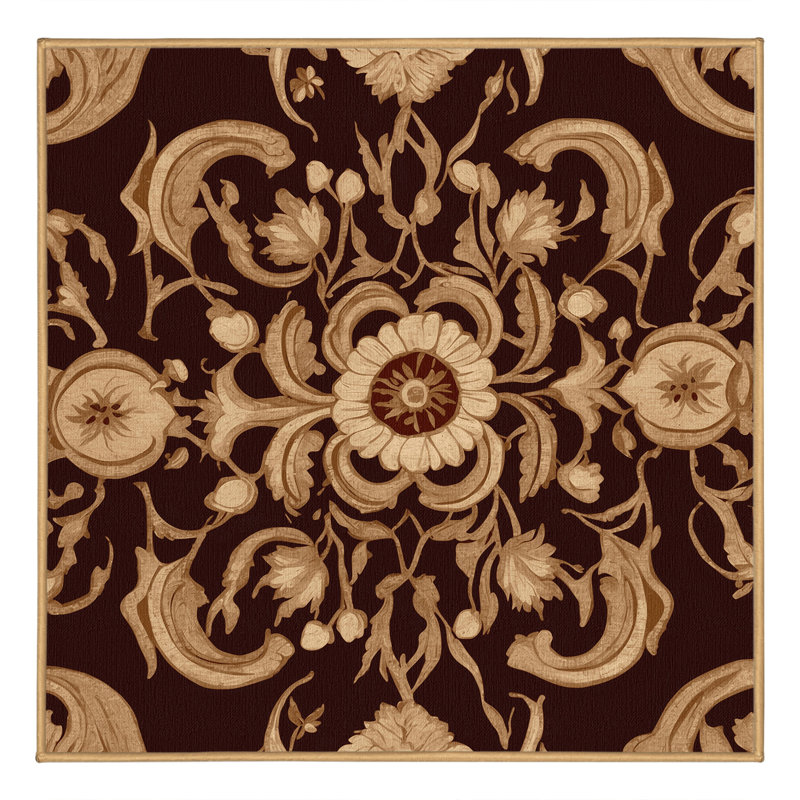 Ornate Legacy Rug, Square 5'