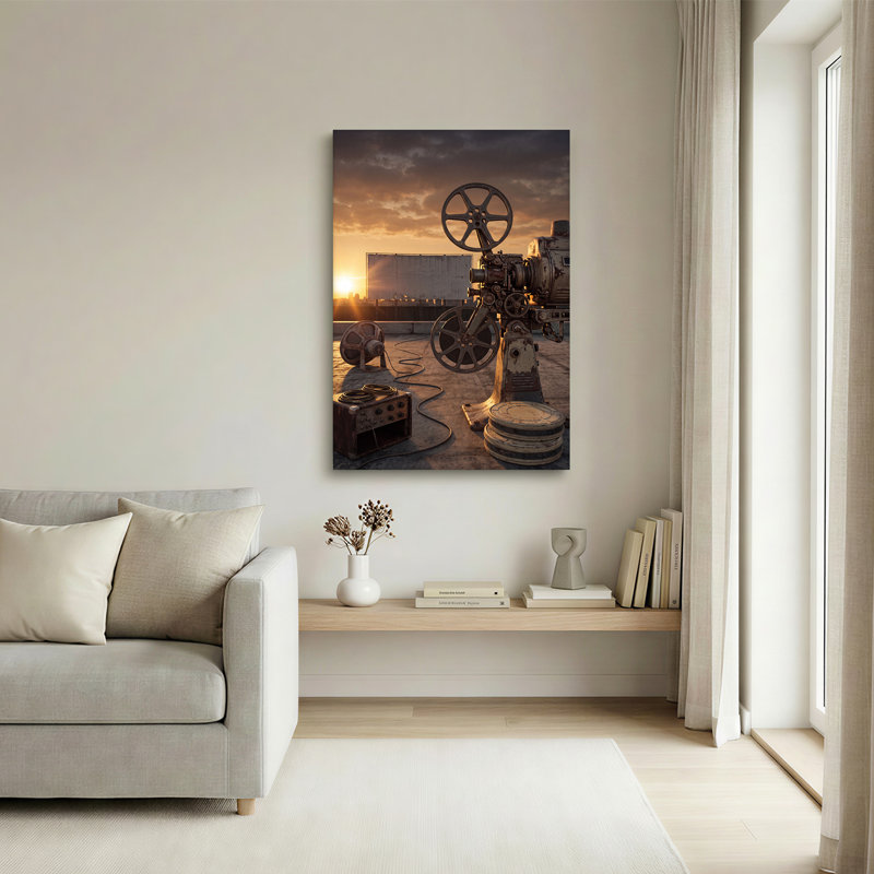 Art rétro sur toile rétro, 36"H x 24"W