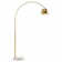 Olivia 75 in. Industrial 1-Light Adjustable LED Floor Lamp with Metal Bowl Shade