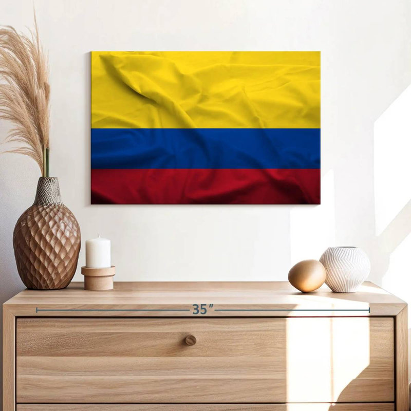 Borges Colombia Flag, 16" H x 24" W