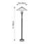 Sylvan 156cm Black Traditional Floor Lamp