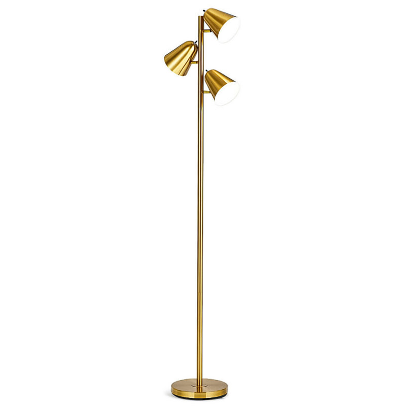 Sowder 64'' Golden Tree Floor Lamp