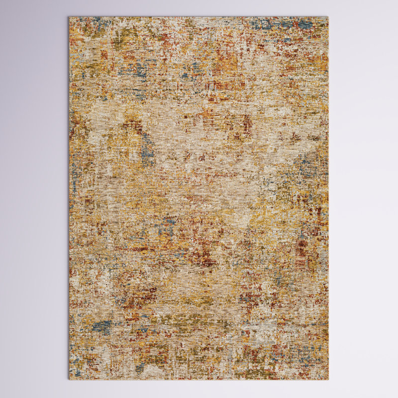 Abstract Indoor Rug, Rectangle 10' x 14'