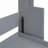 Modern Minimalist Space-Saving Queen Size Murphy Bed With Integrated Shelf, Solid Wood Construction Gray-Toned-823384920