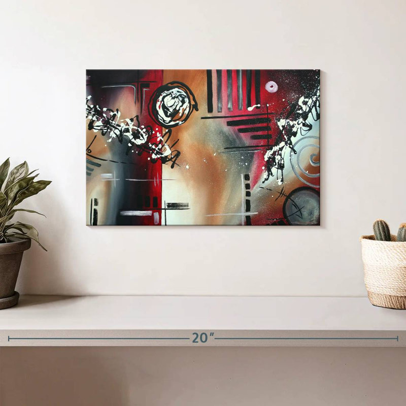 Avery Red Divinity, 8" H x 12" W